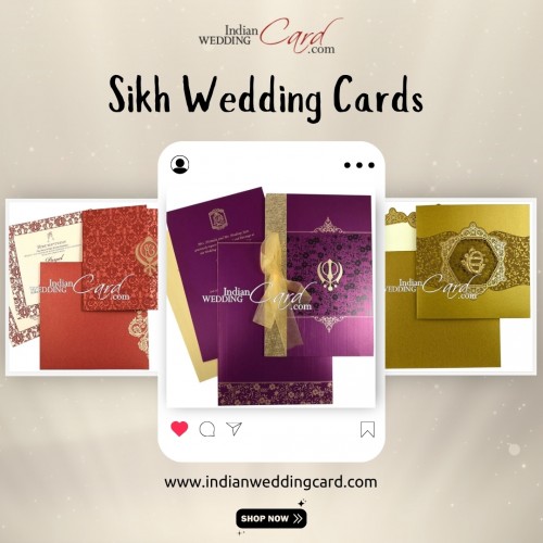 Stylish Sikh Wedding Cards to Announce Your Big Day Beautifully