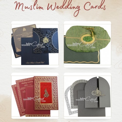 Celebrate Your Special Day With Exquisite Muslim Wedding Cards