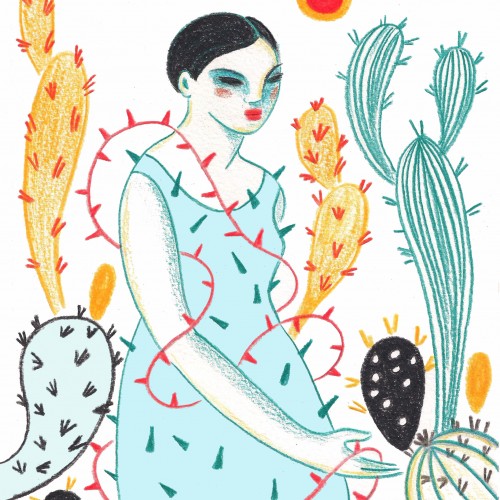 Cactus woman