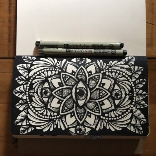 Mandala with Eyes